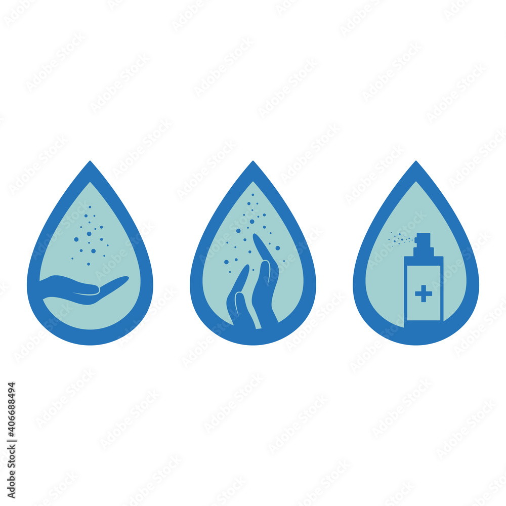Antiseptic Disinfectant - Vector Stock Illustration Antiseptic Disinfectant - Vector Stock Illustration