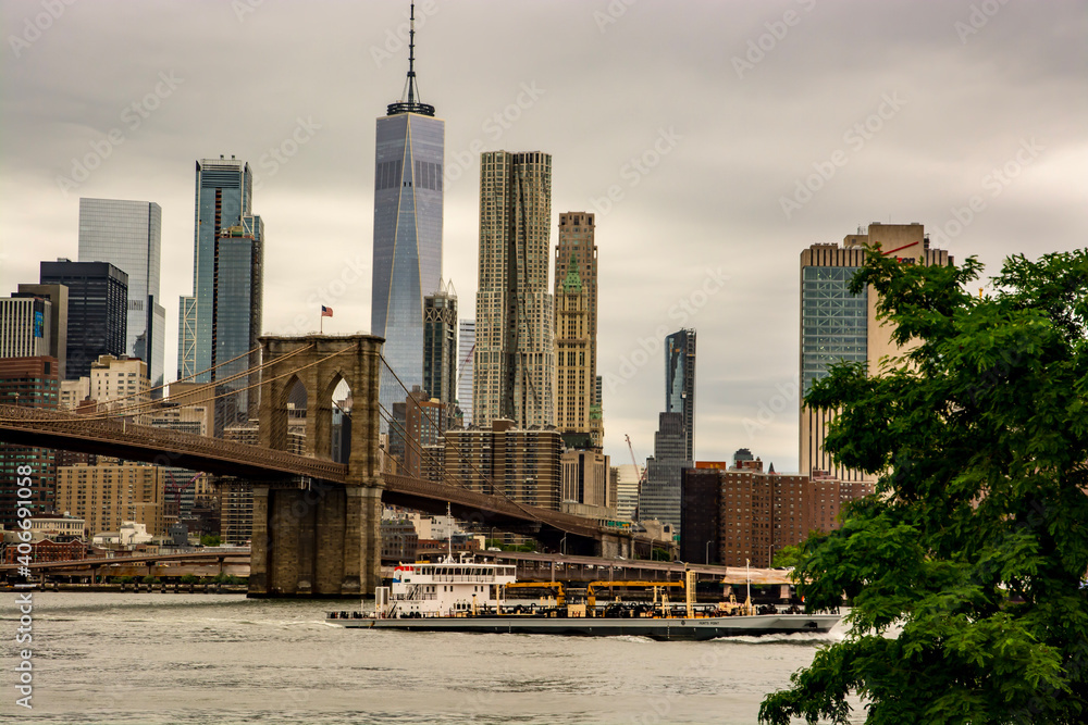 Naklejka premium city skyline