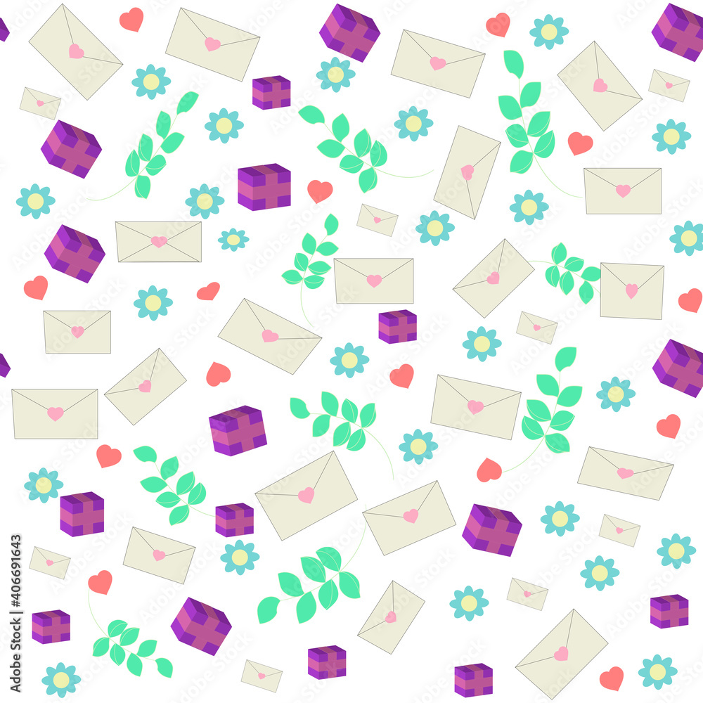 seamless pattern with gifts seamless pattern with gifts