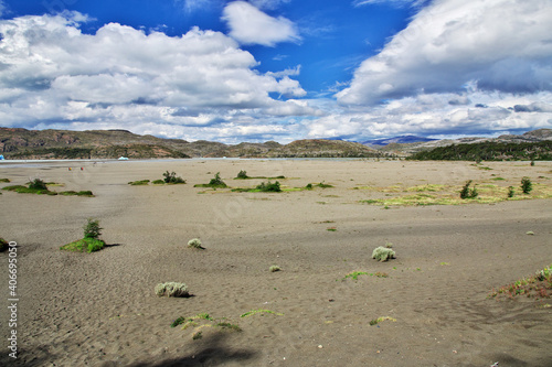 Lago Gray in Torres del Paine National Park  Patagonia  Chile