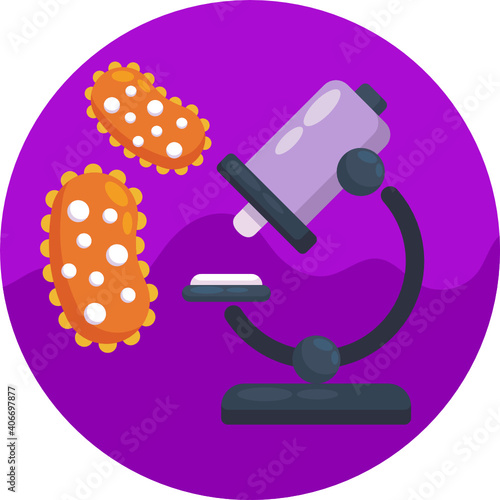 Simple virus icon, can be used as illustration for ncov coronavirus / covid 19