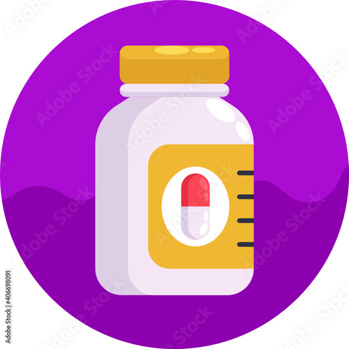 Simple virus icon, can be used as illustration for ncov coronavirus / covid 19