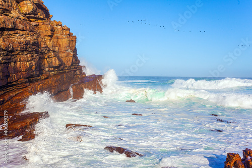 White foam. South Africa.