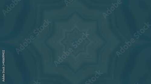 3d Looped abstract kaleidoscope or mandala. Hypnotic background.