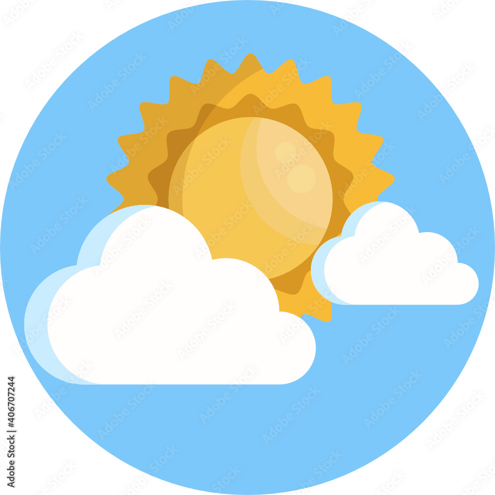 Weather Forecast Icon. Weather Icon. Vector Weather Forecast Icon. Weather Icon. Vector