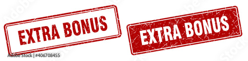 extra bonus stamp set. extra bonus square grunge sign