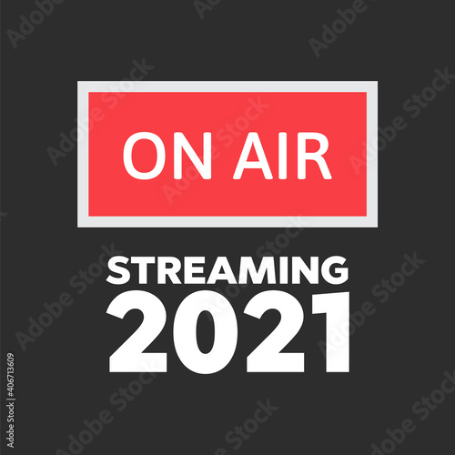 Live Streaming icon. Air live sign. Live Streaming icon vector