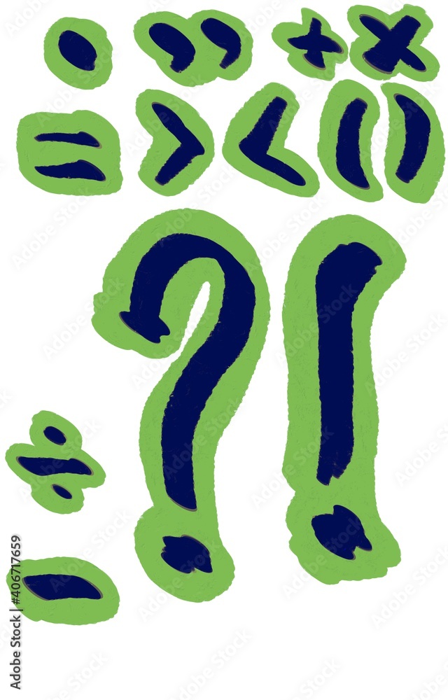 set of symbol. Digital illustration set of symbol. Digital illustration