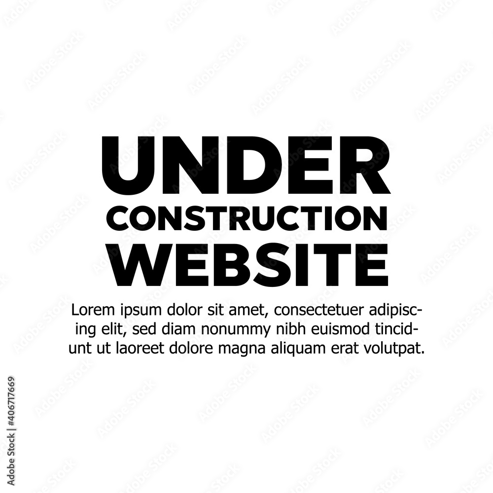 Website under construction page background. Warning tape banner Website under construction page background. Warning tape banner