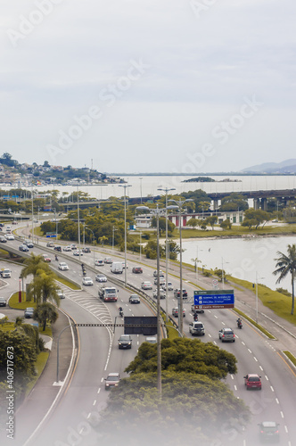 traffic on the highway