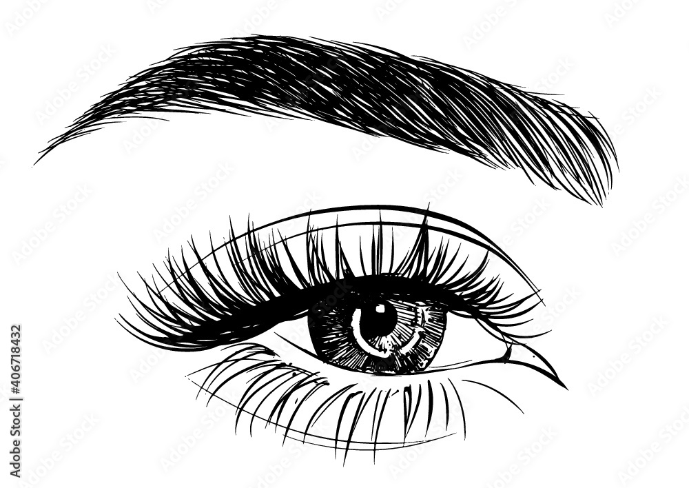 Obraz premium illustration of eye