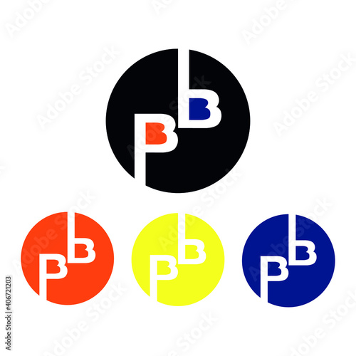 bb letter logo with circle logo