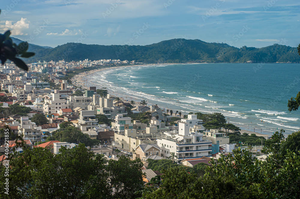 view of monkey hill, bombinhas santa catarina brazil view of monkey hill, bombinhas santa catarina brazil