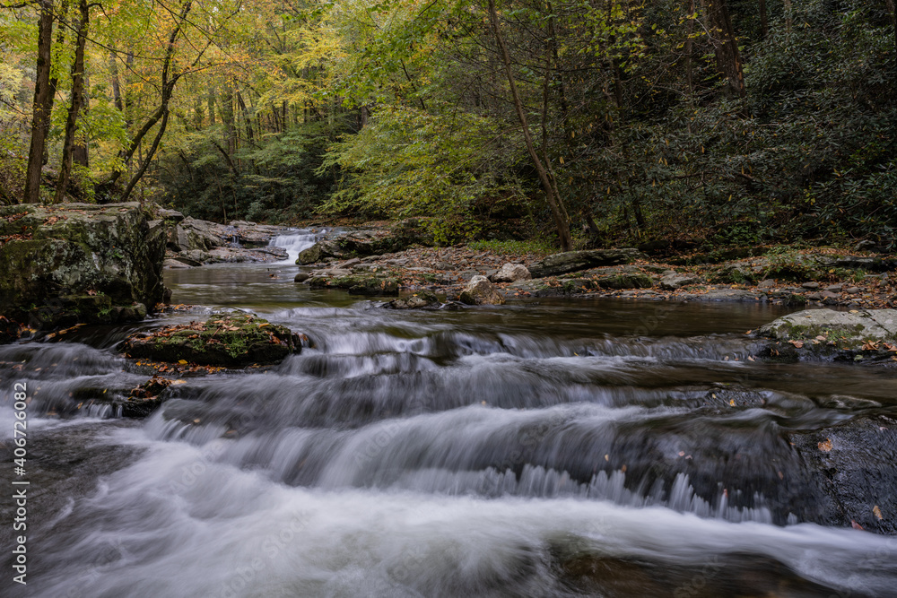 Low Angle of Rushing Creek