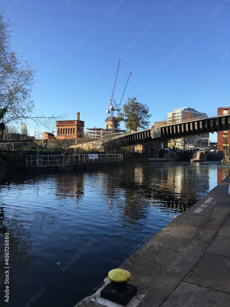 Fototapeta premium bridge over the river