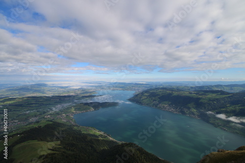 A view from atop Mount Rigi
