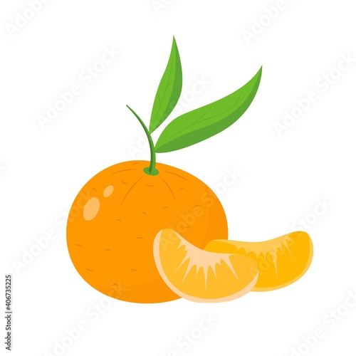 Mandarin Fruit Icon