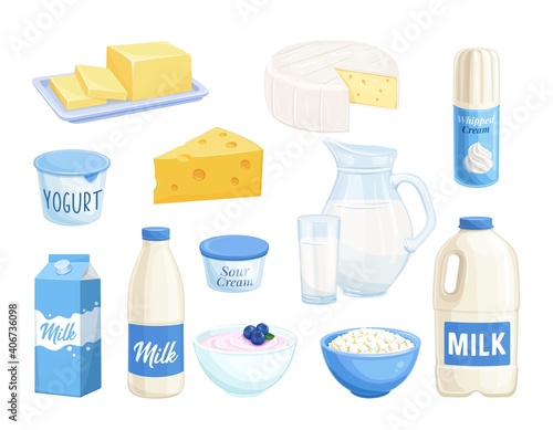 Set Dairy Products