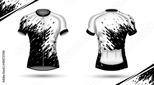 Cycling jersey, front and back