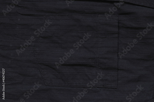 Fabric texture with a pocket for clothes.