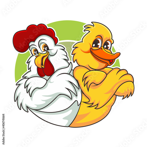 Chicken and Duck