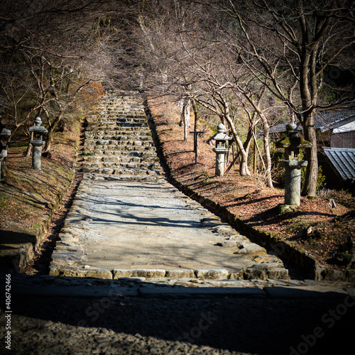 Akizuki Castle Ruins in Akizuki Castle Town, Asakura City, Fukuoka Prefecture photo