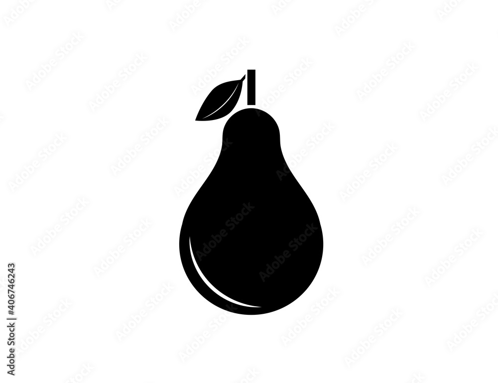 Pear icon. Vector illustration. Vitamin. Diet Pear icon. Vector illustration. Vitamin. Diet