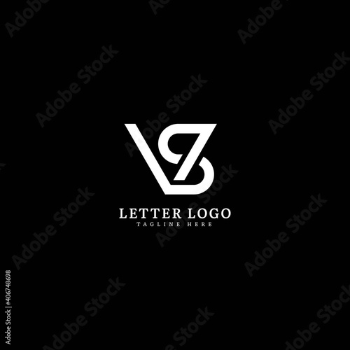Initial VS with minimalist concept design for Company and Business logo.