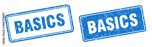 basics stamp set. basics square grunge sign