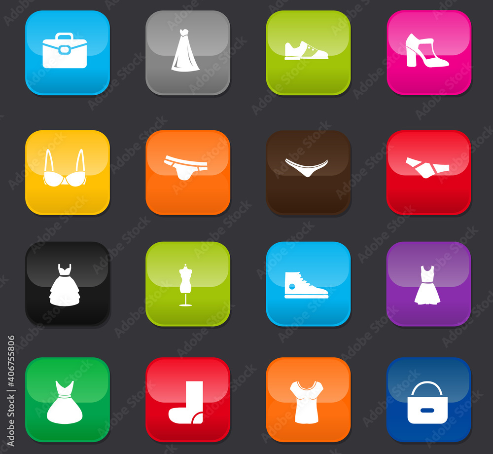 Clothes Icon Set Clothes Icon Set