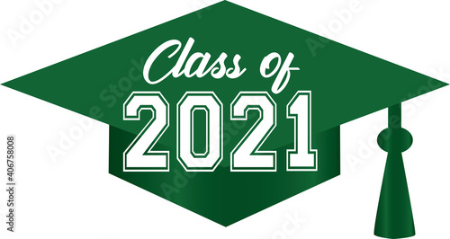 Class of 2021 inside Graduation Cap