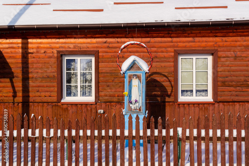 Zima w zabytkowym Tykocinie, Podlasie, Polska