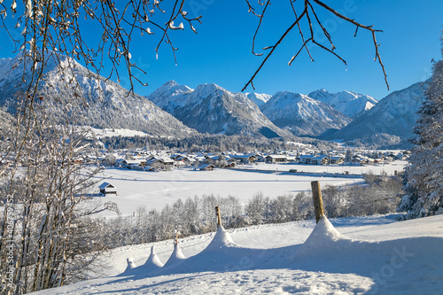 Oberstdorf - Winter - Allgäu - Schnee - Ort photo