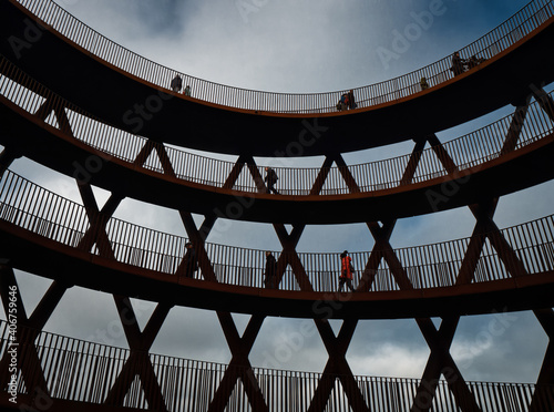 Photography Skovtaarnet Forest Tower near Gisselfeld castle in Denmark