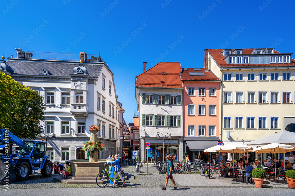 Naklejka premium Altstadt., Ravensburg, Baden-Württemberg, Deutschland 