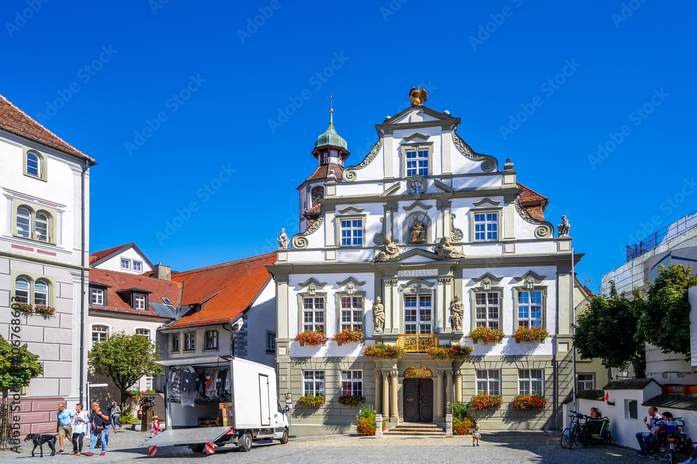 Rathaus, Wangen im Allgäu, Baden-Württemberg, Deutschland	