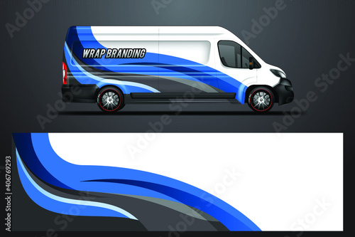 Van Wrap Designs Vector , Livery Sticker Car