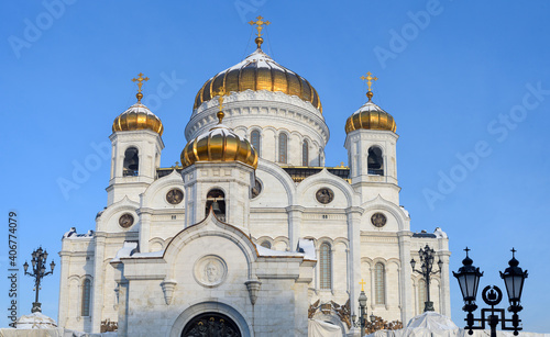 Cathedral of Christ the Saviour in Moscow, Russia