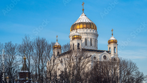 Cathedral of Christ the Saviour in Moscow, Russia