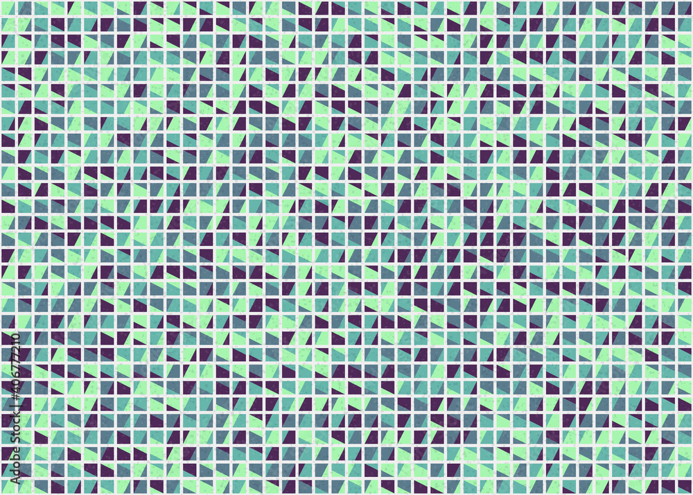 Abstract Geometric Pattern generative computational art illustration