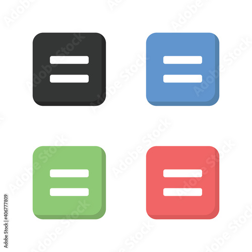 Calculator vector button