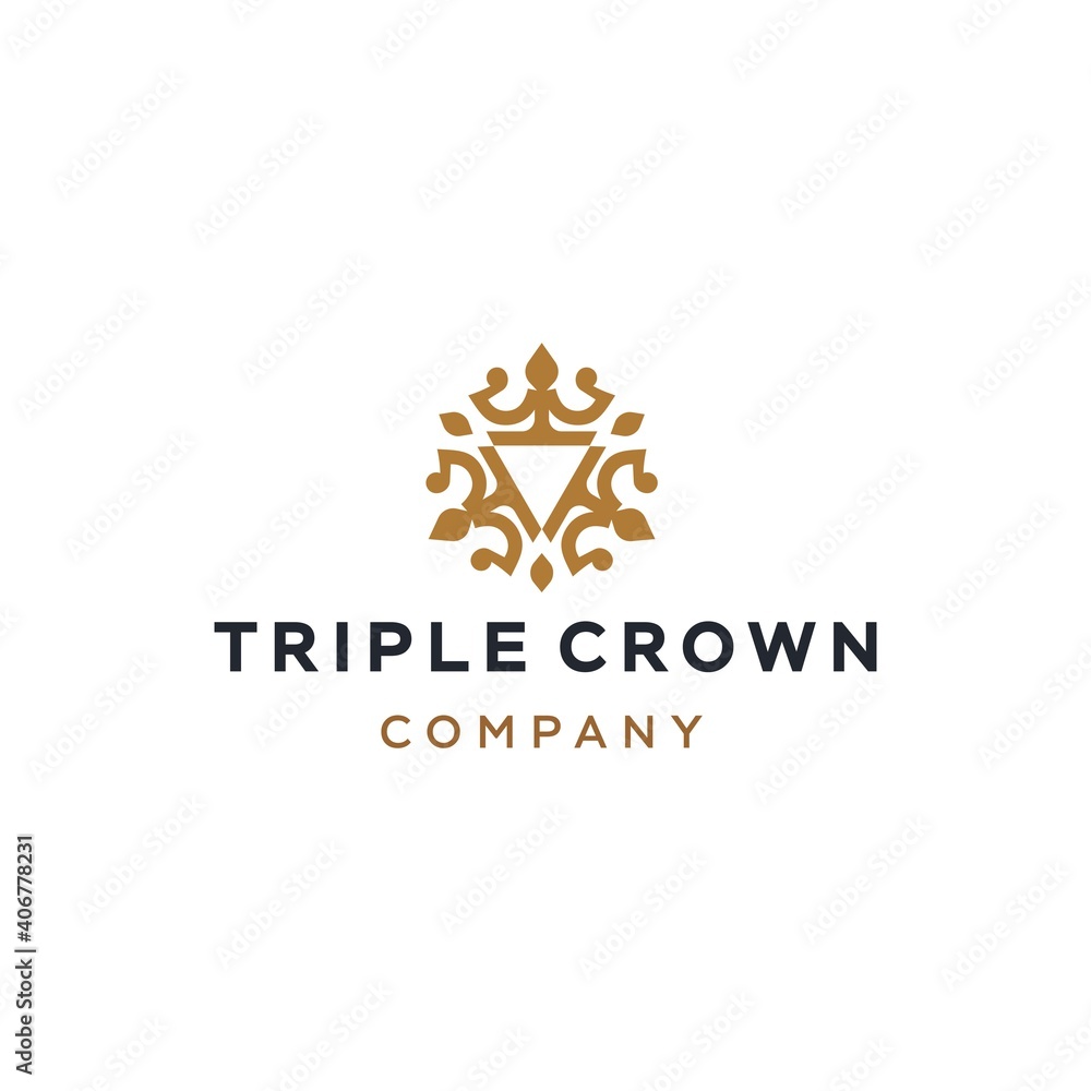 golden crown logo icon. King queen symbol elegant logo vector icon line, Luxurious royal ornament for business golden crown logo icon. King queen symbol elegant logo vector icon line, Luxurious royal ornament for business