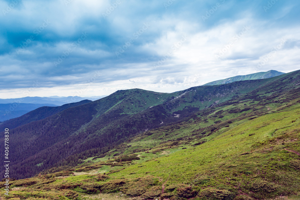 landscape of a Carpathians mountains landscape of a Carpathians mountains