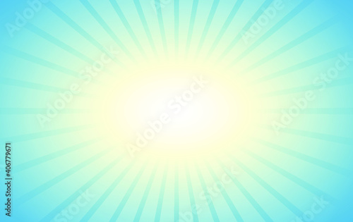 Blue sunlight striped background stylish design
