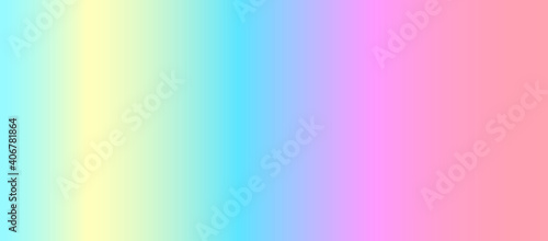 Unicorn gradient holographic rainbow multicolor iridescent background vector aesthetic spectrum colorful blurred banner wallpaper