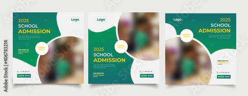School education admission social media post 