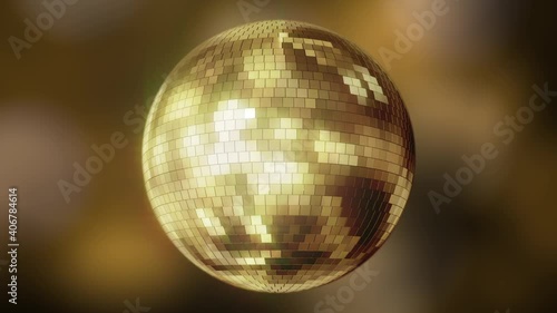 ミラーボール ゴールド / mirror ball gold