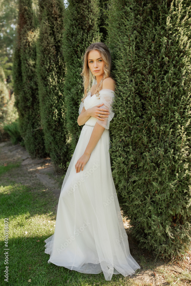 Portrait of a beautiful bride.