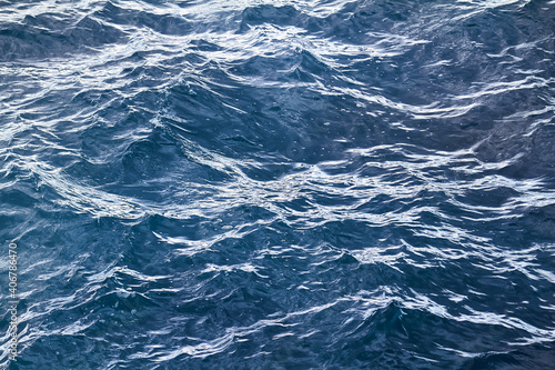 Obraz na płótnie Windy blue sea - the power of nature w salonie