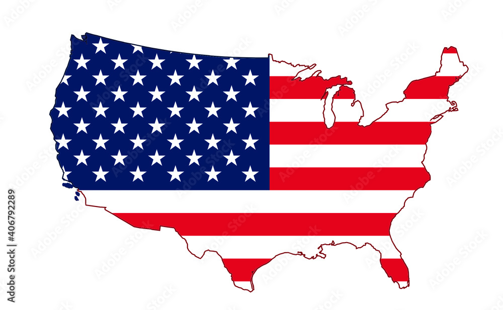 50 stars represent U.S. states, and 13 bands represent 13 British colonies that broke away from the British Empire and formed the original U.S. state